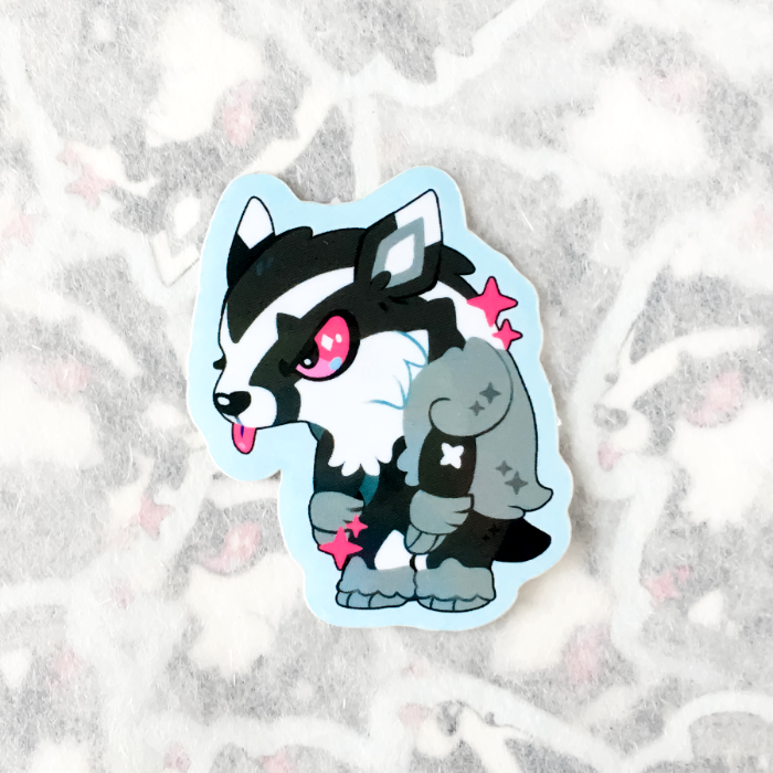 SWAMPHY ♡ Mlem Badger (Obstagoon) vinyl sticker