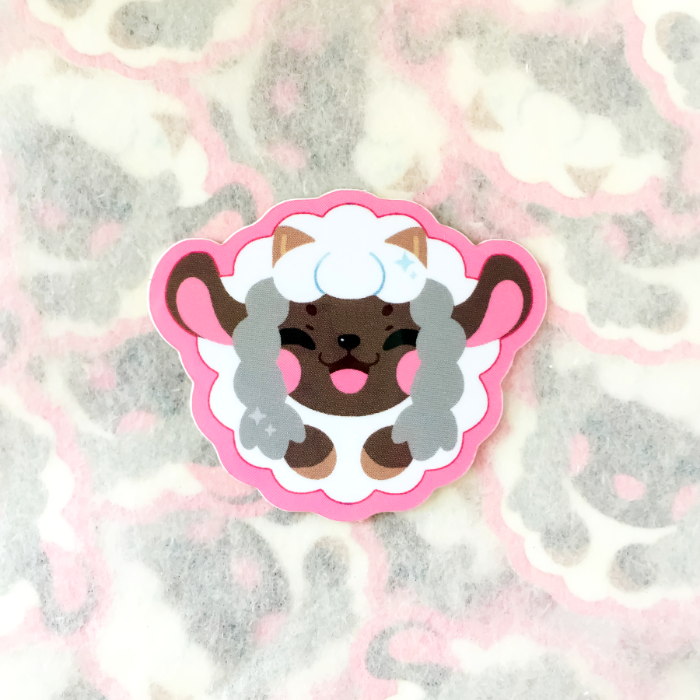 Happy Sheep (Wooloo) vinyl sticker