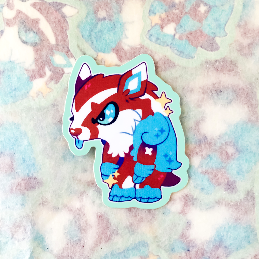 Shiny Badger Sticker