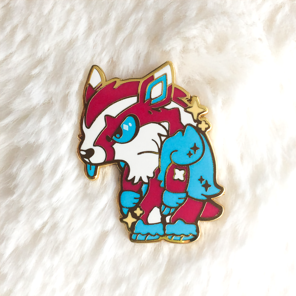 Shiny Badger Pin