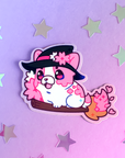 Witch Blossom Vinyl Sticker