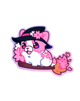 Witch Blossom Vinyl Sticker