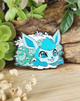 Peek-a-Boo! ♡ Snowdrop Enamel Pin