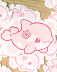 Sakura Orca Vinyl Sticker