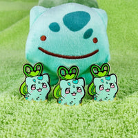 SWAMPHY ♡ Group photo of Blobbysaur (Bulbasaur) hard enamel pins