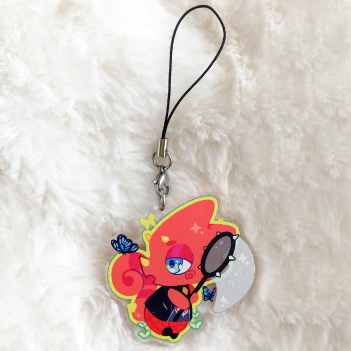 Acrylic Charm (Butterfly Catcher) of Animal Crossing&#39;s Flick