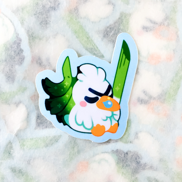 Sleeping Duck Sticker