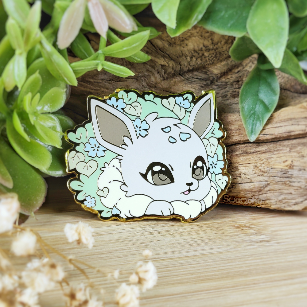 Peek-a-Boo! ♡ Cherry Blossom Enamel Pin