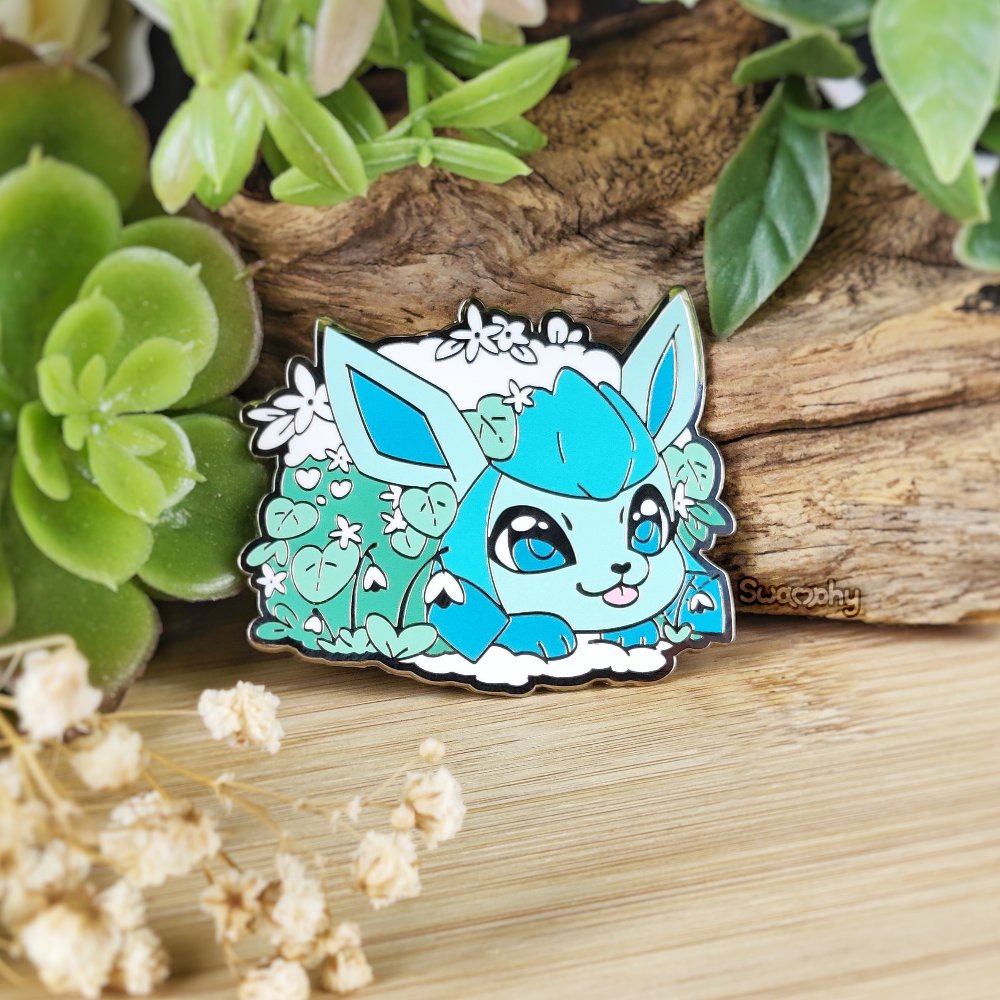 Peek-a-Boo! ♡ Snowdrop Enamel Pin